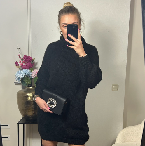 Noa black - Knit dress - Cé Mouton