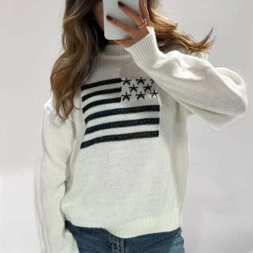 USA white - Knit