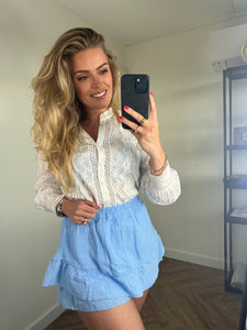 Sofie blue - Skort