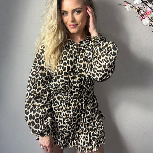 Maxime leopard - Playsuit - Cé Mouton