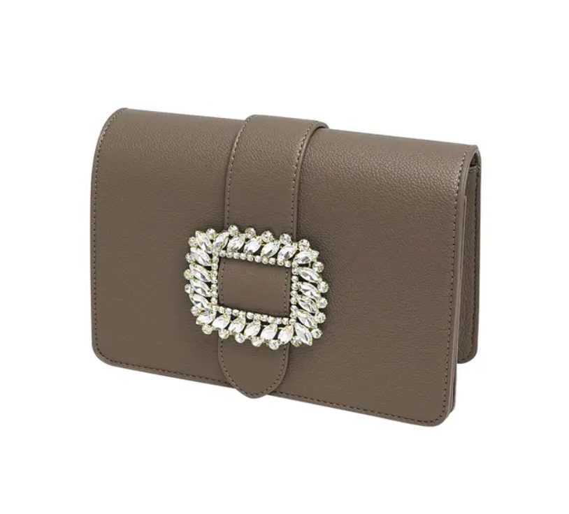 Buckle taupe - bag - Cé Mouton