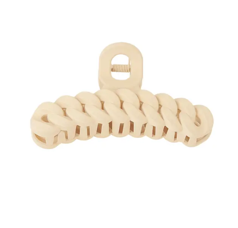 Braided beige - hairclip - Cé Mouton